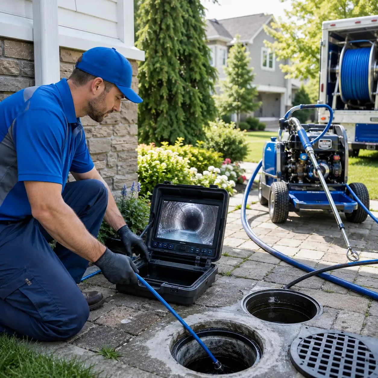 Outdoor drain cleaning professionals serving Wynnewood, OK